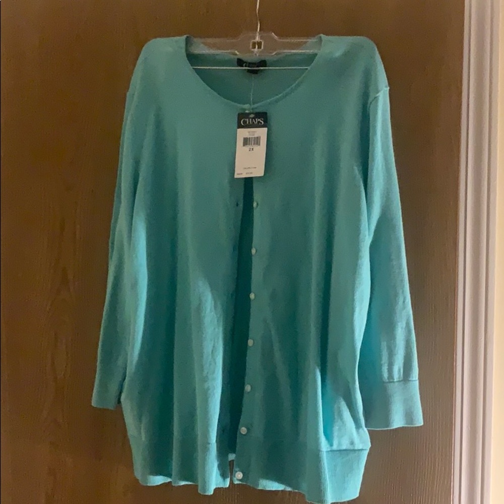 Blue teal sweater